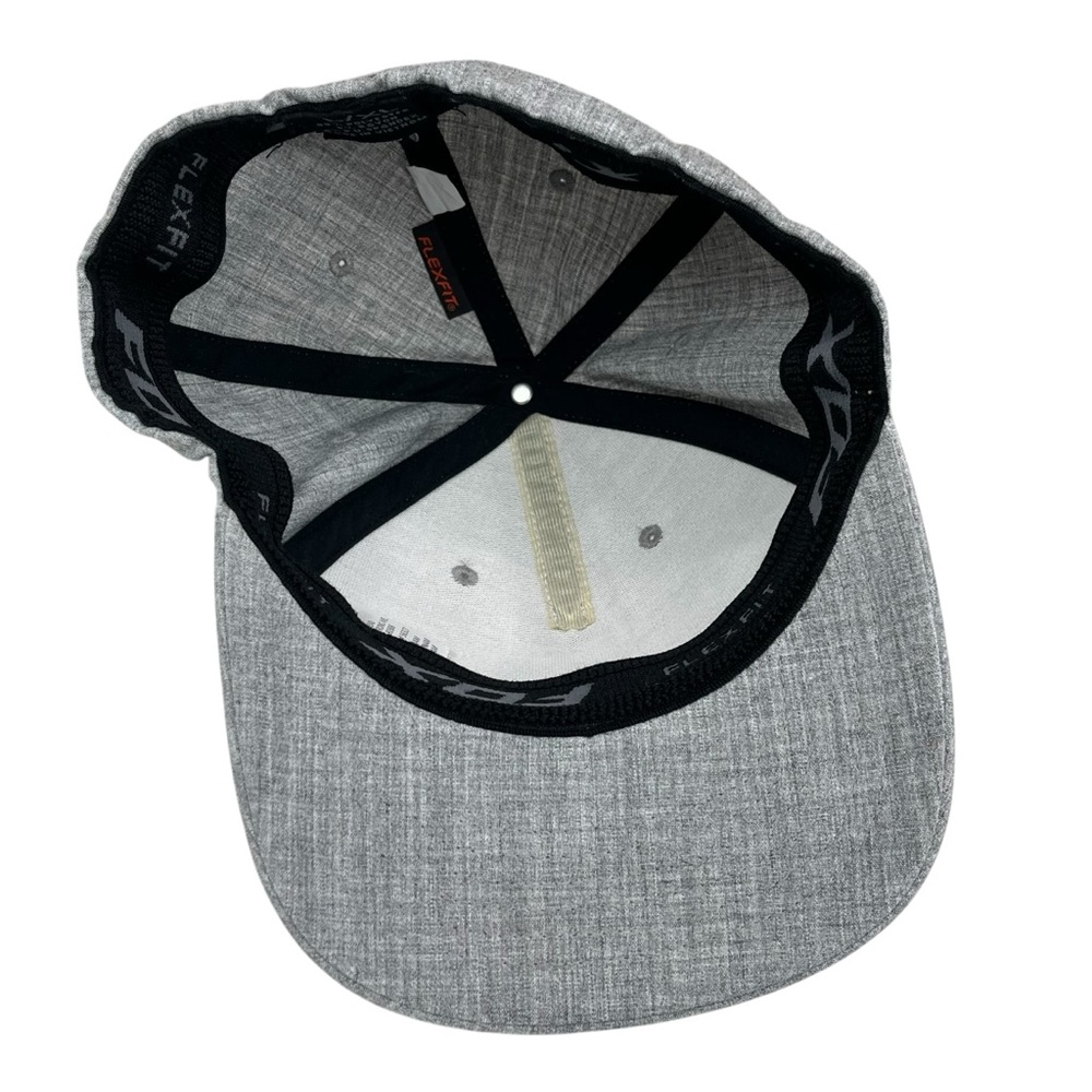Fox Racing Flexfit Hat Gray‎ Black Logo Unisex L/XL Fitted Cap Moto MX - Picture 7 of 8
